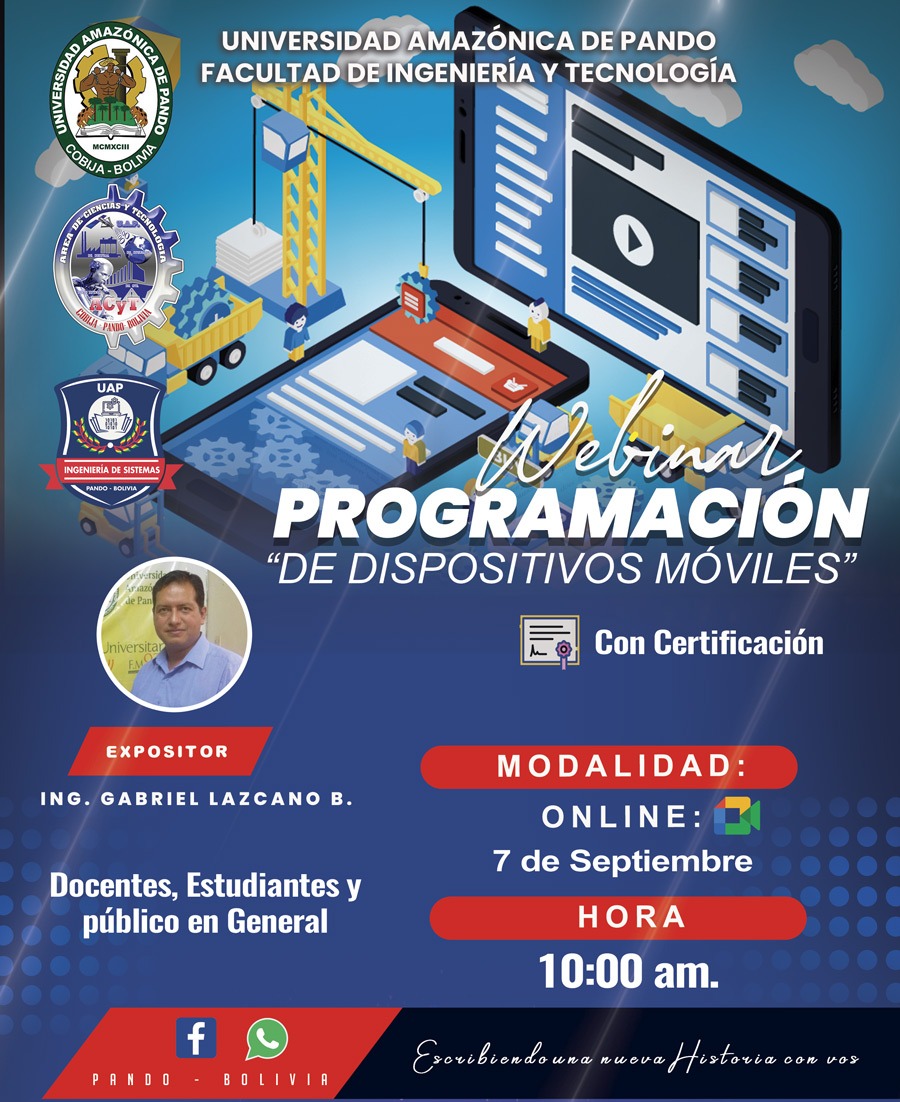 EL WEBINAR: PROGRAMACIÓN DE DISPOSITIVOS MÓVILES